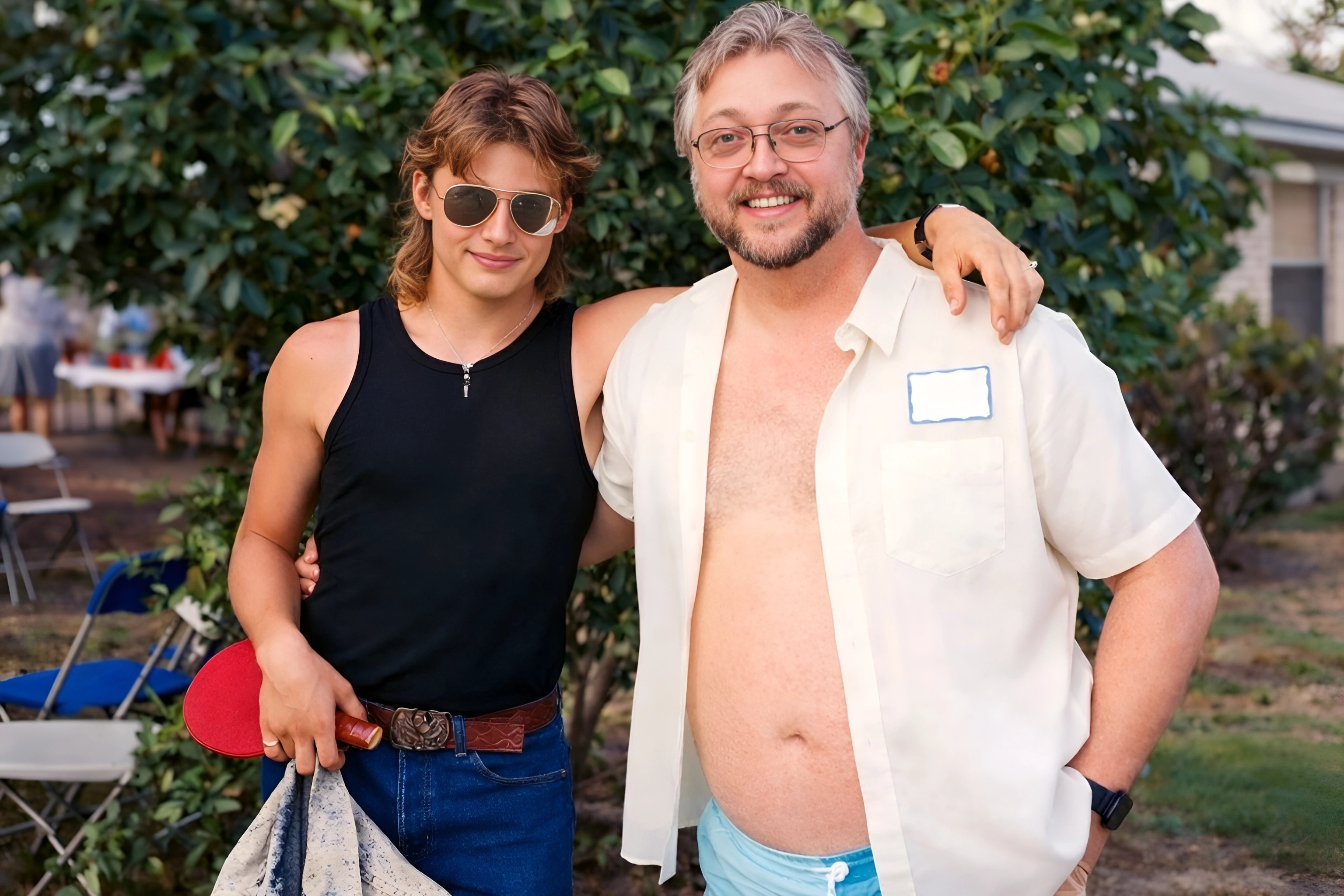 High School Senior & Dad